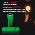 4 Pack 3 7volt Rechargeable Batteries High Capacity 2500mah Flat Top