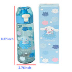 Sanrio Cinnamoroll Blue Sports Bottle  550ml  Portable Kids Water Cup Leak Test 