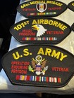 Vintage Lot Military Patch Airborne Marine Airforce Veteran Navy Army   h