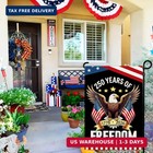250 Anniversary Usa Garden Flag 12x18 Double Sided 250 Year American Anniversary