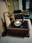 Vtg American Telecommunications Deco-tel French Style Rotary Dial Phone Free S h