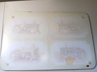 John Deere Tractors Glass Platter Plate Model A B 60 730 2006 Farm Decor