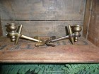 Vintage Nautical Brass Candle Holders