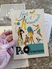 Vintage P o Line Cruise Lot Menu Program 1927 1938 Ranchi Stratheden Steward Cup