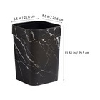 Square Garbage Container Office Trash Bin Trash Can Condos Dorm