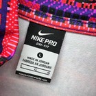 Nike Pro Training Shirt Womens Large Pink Purple Aztec 1 2 Zip Hyperwarm Dri Fit