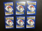 Lot Of 6 Vintage Base Set Energy Cards - Grass  Water  Fire  Psyc   Elec   Fight