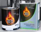 High Teck Hfp 250 Gm 8555 Ebony Black Basecoat Auto Paint Gallon Size   Reducer 