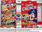2 Cap n Crunch 2000 Crunchling Koosh - Original Cereal Box Offer