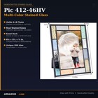 J Devlin Pastel Stained Glass Easel Picture Frame  4x6 Horizontal vertical