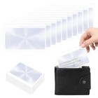 New 30 Pack Fresnel Magnifier Card Credit Card Sized Reading Sheet Fire Starter