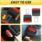 Seat Buckle Adjustable Seat Accessories 2 Pcs Red Fixing Strap suitable For Most
