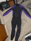 Used Men   s Evo Wetsuit  purple And Black  Long Sleeve Size Large
