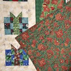 New Handmade Large Throw Size Holiday Quilt 48 x66  Christmas Blanket
