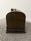 Antique Thomas Edison Gem Cylinder Phonograph W  Case  Horn   Edison Records