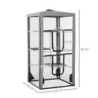 Large Outdoor Cat House Indoor Pet Playpen W  3 Platforms 4 Sandbags