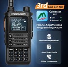 Tidradio Td-h8 3rd Gen Ham-grms Handheld Two-way Radio With Bluetooth Programmng