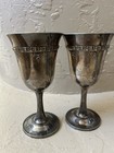 Lot Of 6 Vintage Sterling Silver Goblet Cups  Total 2lb   32 Oz   900 Grams