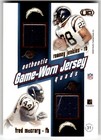 2002 Pacific Heads Up Terrell Fletcher   Gaylor Game Worn Jersey Gold   45  31