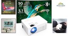 Lightweight Projector For Home Cinema  Compatible With Android And Ios Devices