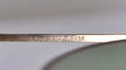 Vtg 1930 s-40 s B l Ray-ban Clip-on Sunglasses 12k Gold Filled In Original Case 
