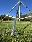 Huge Yuzuak 2  Impact Sprinkler   Hd Quad Pod Stand Pasture Farm Arena 280feet