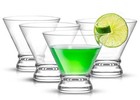  Afina 4-piece Cocktail Glasses Set  8-ounce Martini Glasses 