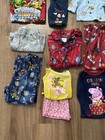 Vintage Kids Clothing Lot Of 30 Disney Cartoon Hasbro Mario Mixed Sizes Peppa