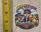 Hoppy Easter Dutch Bros Bunny Sticker     Coffee Lover Spring Easter Sticker