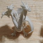 Fantasy Dragon Theme White Dragon Figurines Miniatures Set Lot Of 3