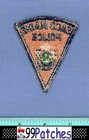 Saco  old Vintage  Maine 3 2  Hat Size Patch Cheesecloth State Seal 4n