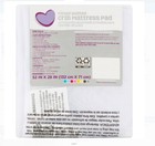 Fitted Quilted Crib Mattress Pad White