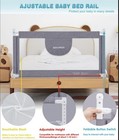 Mbqmbss 52   Bed Rail For Toddlers  Baby Bed Guard Rails