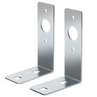 Trailer Light Bracket 2pc  L Shape Galvanized Steel Light Bracket Mounting 