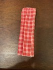 Vintage 1974 Sears Exclusive Barbie Doll Sweet 16 Red Plaid Cotton Pants