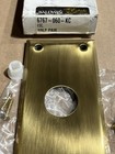 Baldwin 6767-060-kc Door Interior Escutcheon Plate Satin Brass brown Finish Nos