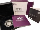 The Royal Mint 2015 Uk   5 Silver Proof One Crown Longest Reigning Monarch