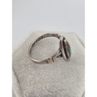 Vintage Navajo Bell Turquoise Sterling Silver Ring - Size 5 5
