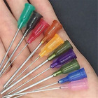 Industrial 25pcs Blunt  Dispensing Syringe Needle For Glue Oil Ink 14 27 Gauge