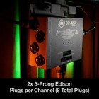 4 Channel Dmx512 Dimmer Pack For Lighting Control - Adj Products Dp-415r