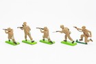 Vintage Britains Deetail 1971 Wwii British Infantry Toy Soldiers Lot Of 5