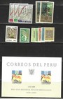 Peru Stamp Collection  489    cb5 --  18  Sets    Ss -- 1963 -- Mint