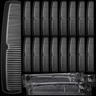 100 Pcs Disposable Hair Combs - Fine   Wide Tooth  Individually Wrapped  Travel