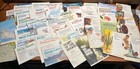 Huge Lot Of 50  National Geographic Vintage Maps Inserts