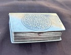 Antique Sterling Silver  925 Travel Ashtray With Lid Excellentcondition  Rare