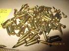 47--nice Vintage 1 2  X  11  Solid Brass Escutcheon Pins Nails  Round Dome Heads