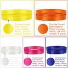 Rainbow Ribbon Set Solid Color Assortment 10 Colors Double Faced Satin Ribbon Fo