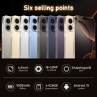 Unlocked Smartphone G16 Pro Max 128gb 5g Cell Phone Android Cheap Phone