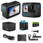 Gopro Hero10 Black Bundle  Dual Charger  Extra Battery  64gb Sd Card