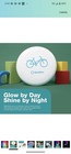 Glowdisc Led Light Up Flying Disc Frisbee  Cute Designs  Motion Activated    